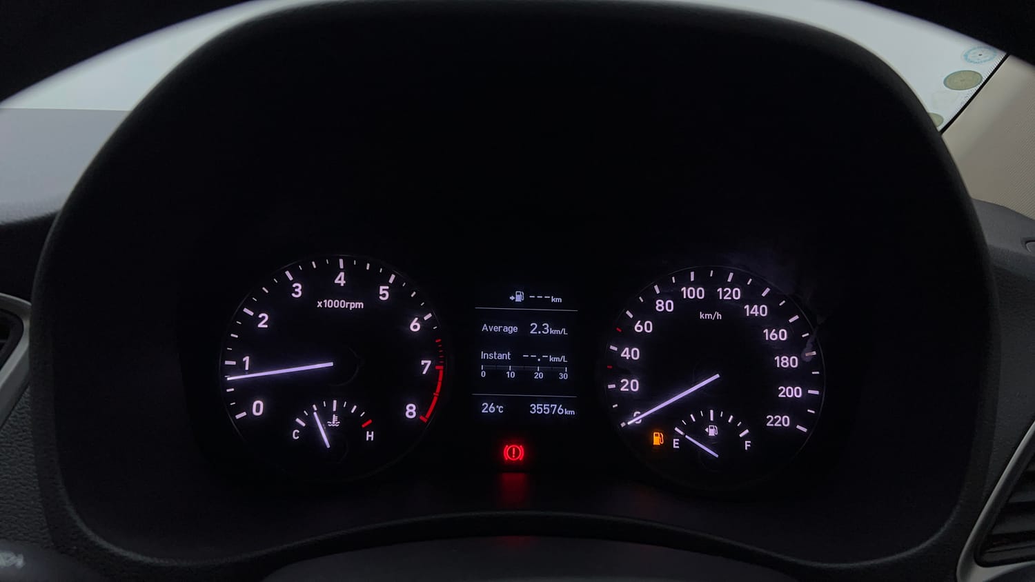 Used 2019 Hyundai Verna SX (O)1.6 VTVT Petrol Manual interior CLUSTERMETER VIEW