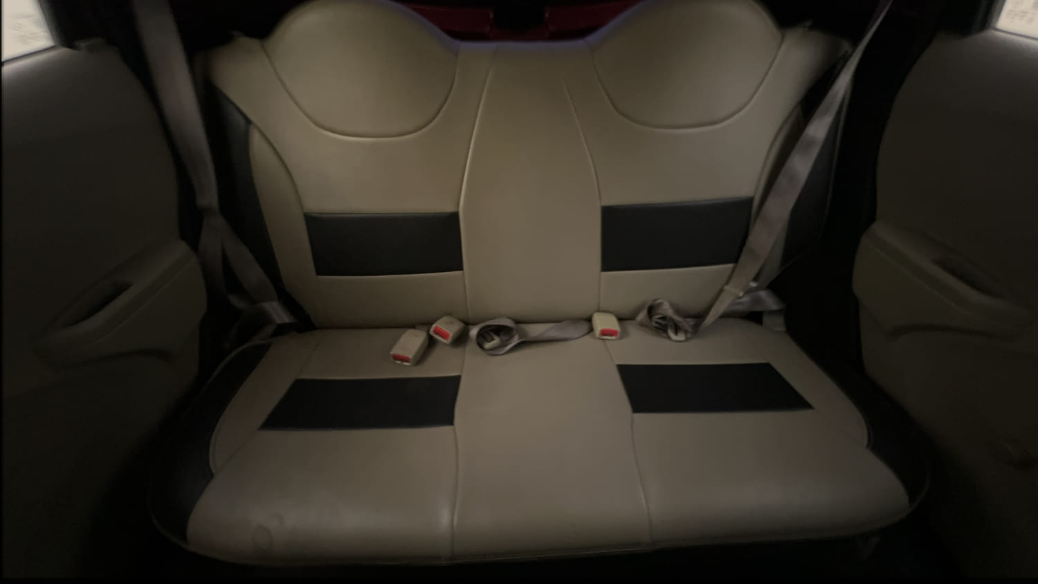 Used 2016 Datsun GO A Petrol Manual interior REAR SEAT CONDITION VIEW