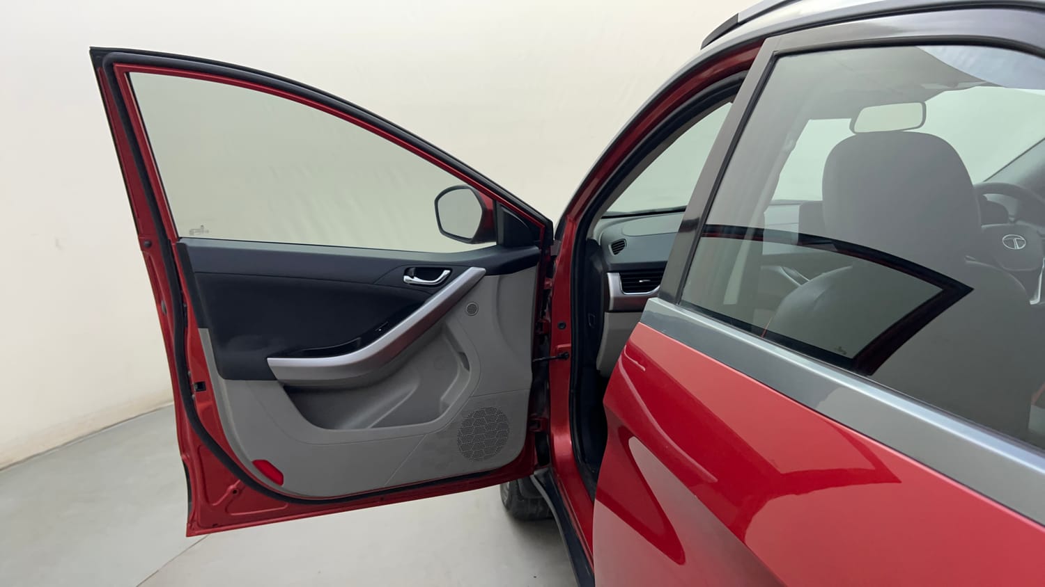 Used 2017 Tata Nexon XZ Plus Diesel Dual Tone Diesel Manual interior LEFT FRONT DOOR OPEN VIEW