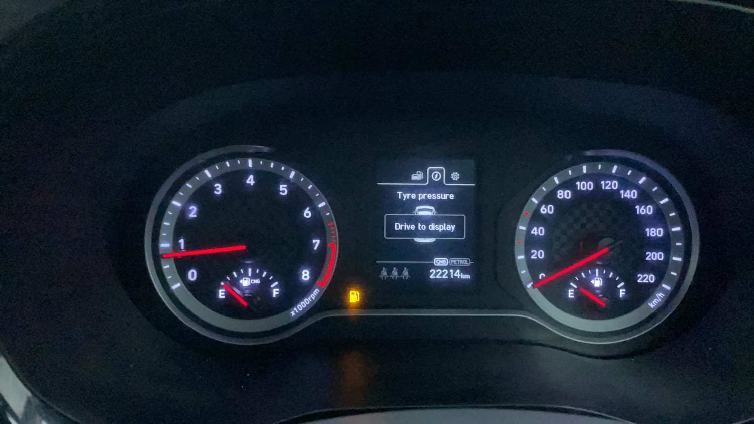 Used 2023 Hyundai Grand i10 Nios Sportz 1.2 Kappa VTVT CNG Cng Manual interior CLUSTERMETER VIEW