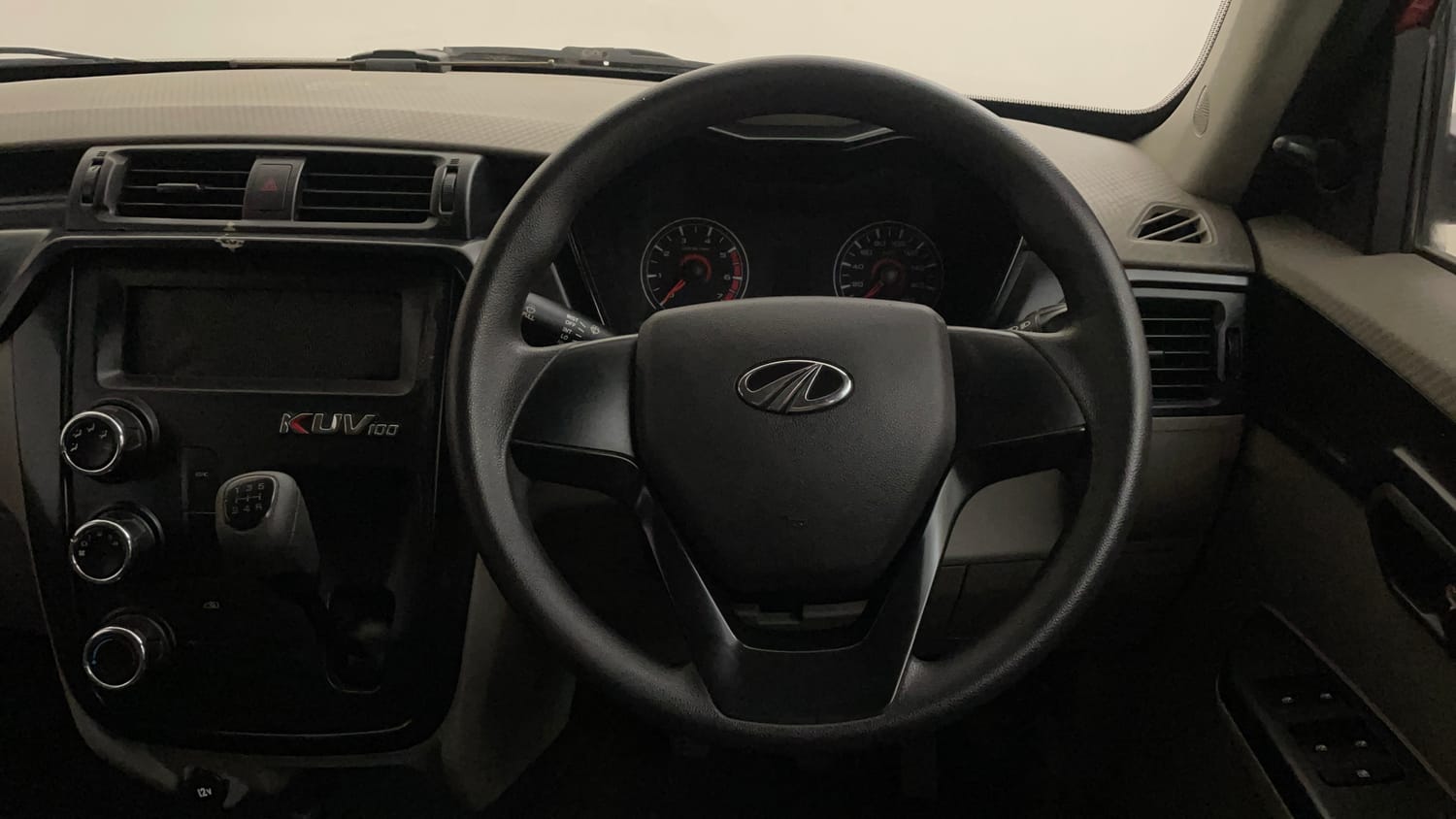 Used 2016 Mahindra KUV100 K4 6 STR Petrol Manual interior STEERING VIEW