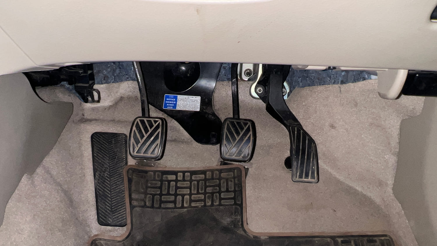 Used 2022 Maruti Suzuki Ciaz Zeta 1.5 Petrol Manual interior PEDALS VIEW