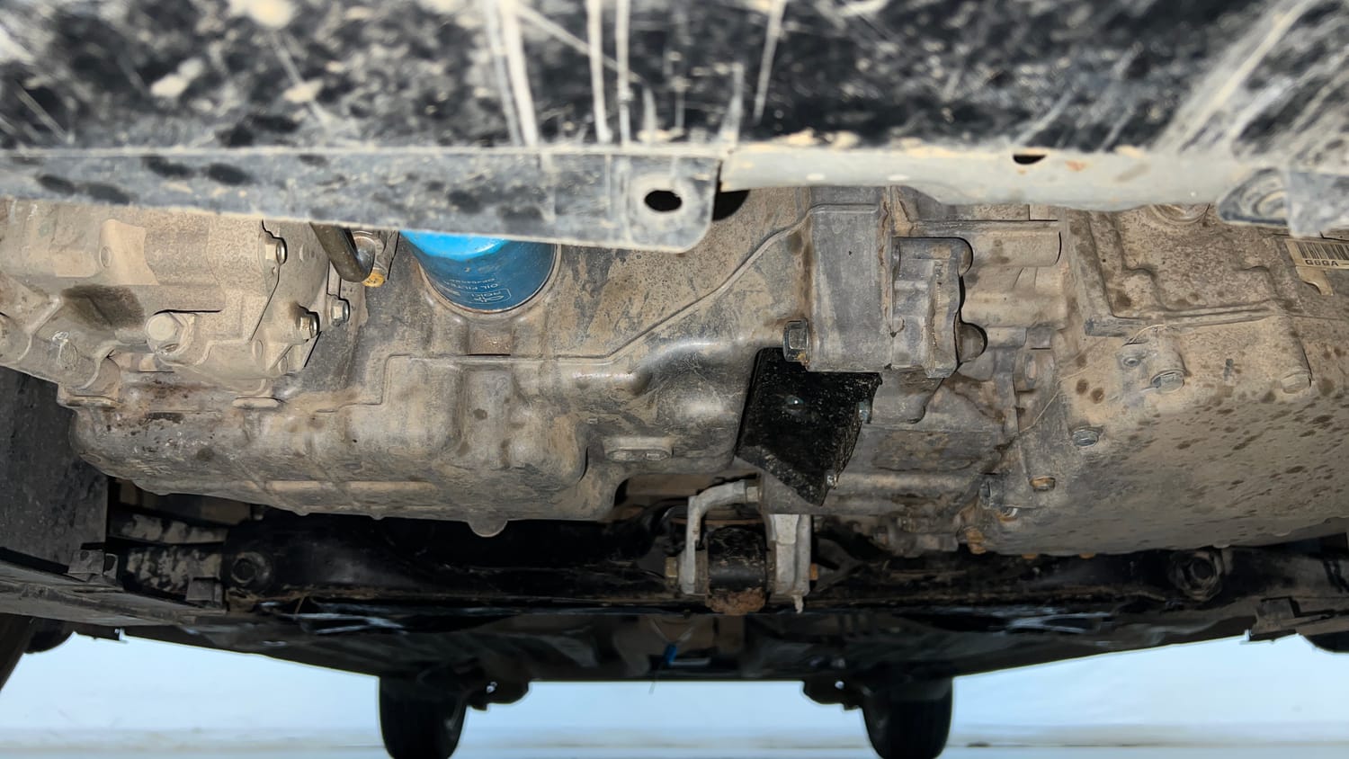 Used 2022 Honda Amaze VX CVT 1.2 Petrol Petrol Automatic extra FRONT LEFT UNDERBODY VIEW