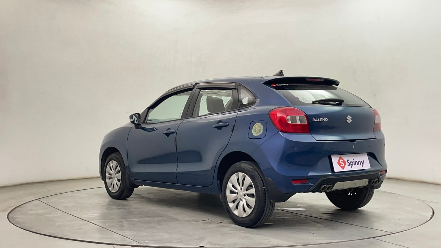 Used 2017 Maruti Suzuki Baleno Delta 1.2 Petrol Manual exterior LEFT REAR CORNER VIEW