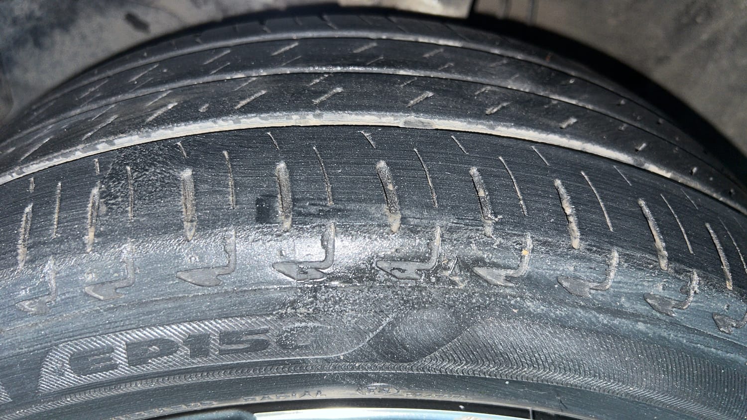Used 2021 Honda City ZX CVT Petrol Petrol Automatic tyres LEFT FRONT TYRE TREAD VIEW