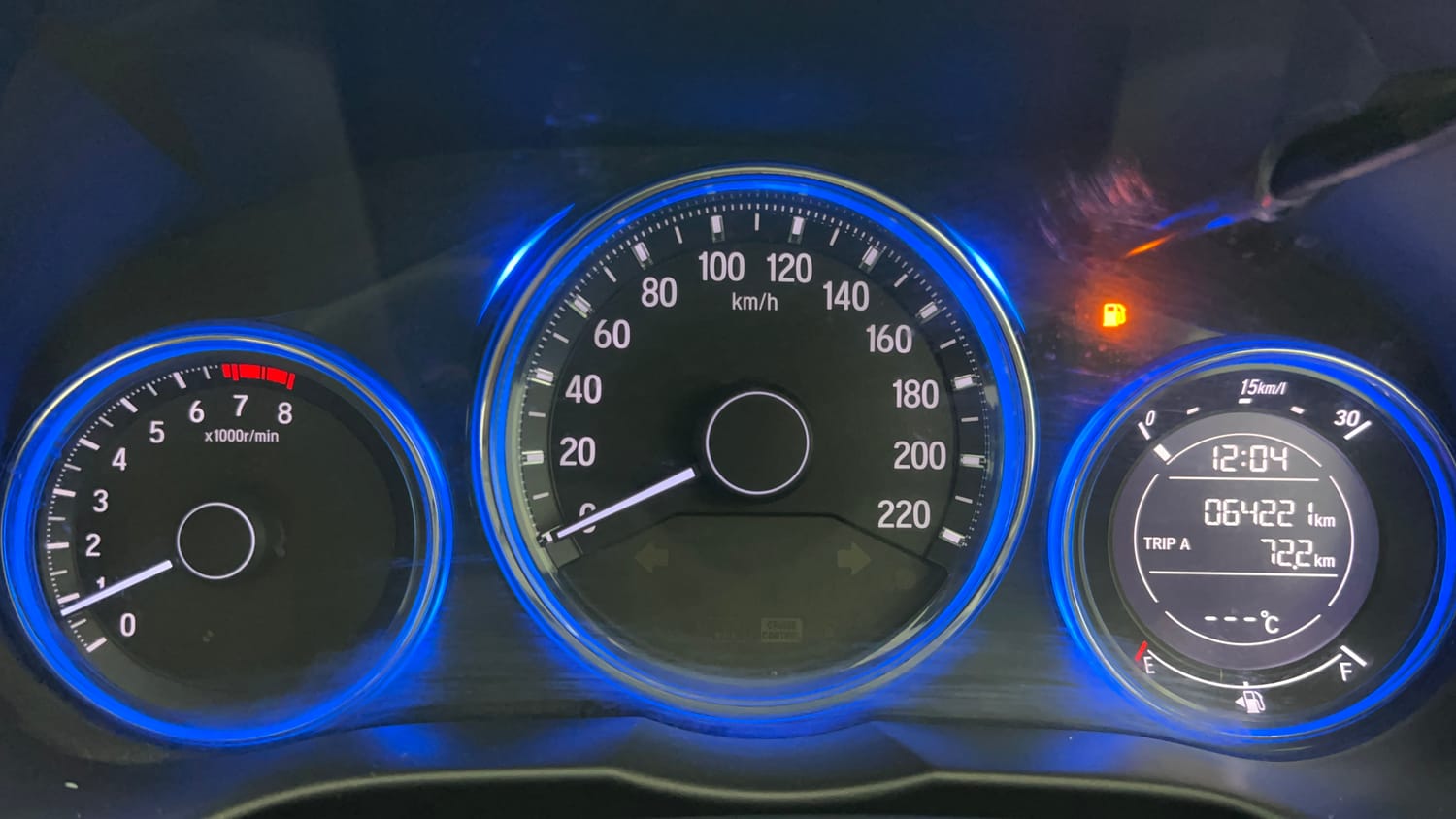 Used 2014 Honda City V Petrol Manual interior CLUSTERMETER VIEW