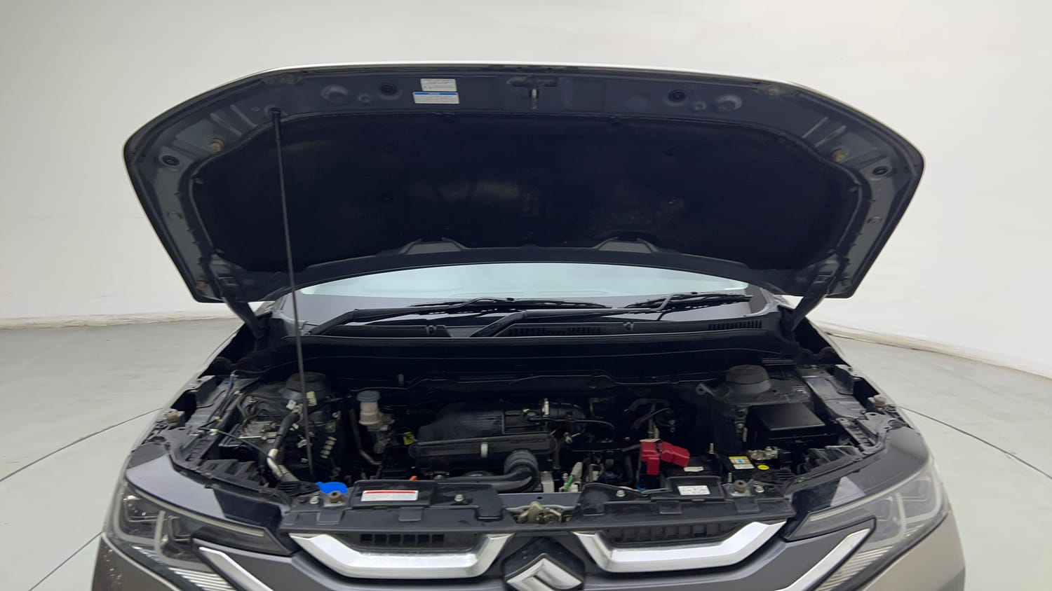 Used 2024 Maruti Suzuki Brezza ZXi Plus AT Petrol Automatic engine ENGINE & BONNET OPEN FRONT VIEW
