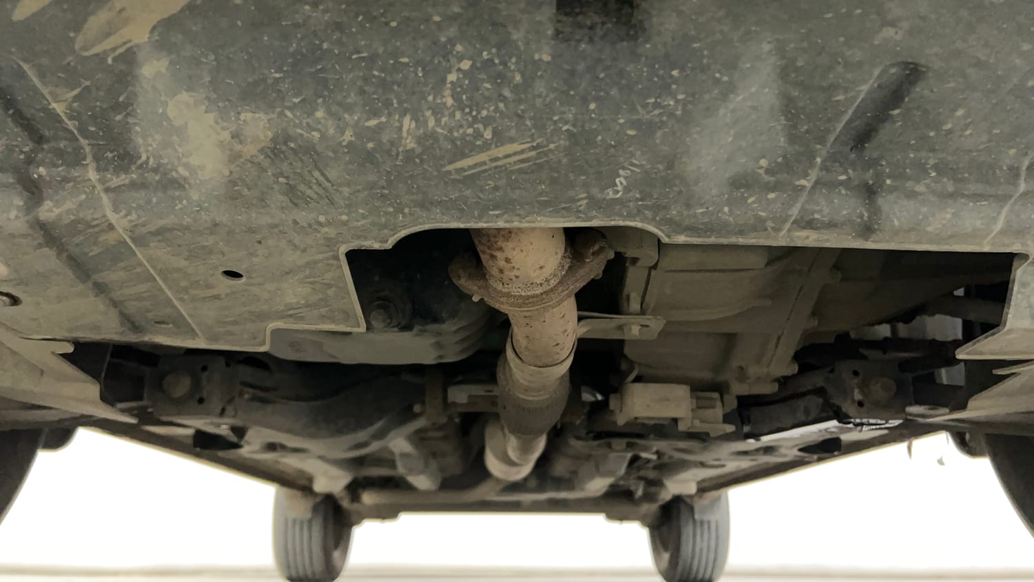 Used 2024 Tata Nexon Creative Plus S 1.2 Revotron Petrol 6MT DT Petrol Manual extra FRONT LEFT UNDERBODY VIEW