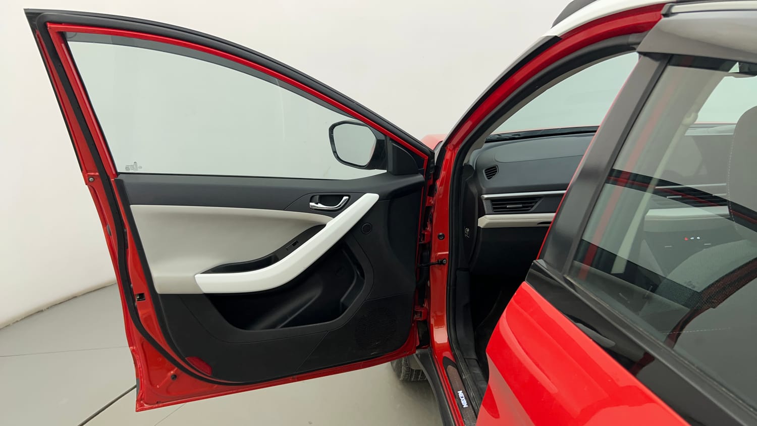 Used 2024 Tata Nexon Creative Plus S 1.2 Revotron Petrol 6MT DT Petrol Manual interior LEFT FRONT DOOR OPEN VIEW