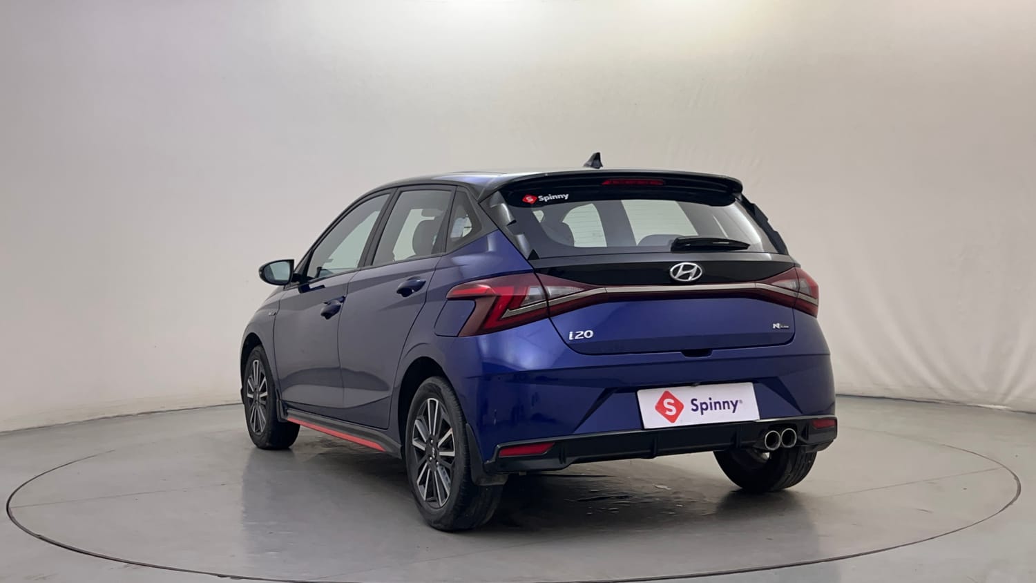 Used 2022 Hyundai i20 N Line N8 1.0 Turbo DCT Dual Tone Petrol Automatic exterior LEFT REAR CORNER VIEW