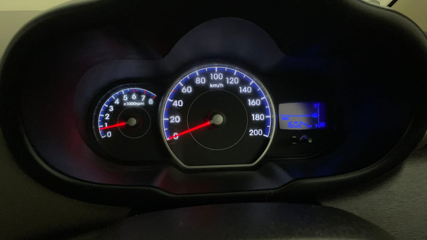 Used 2011 Hyundai i10 Era 1.1 iRDE2 Petrol Manual interior CLUSTERMETER VIEW