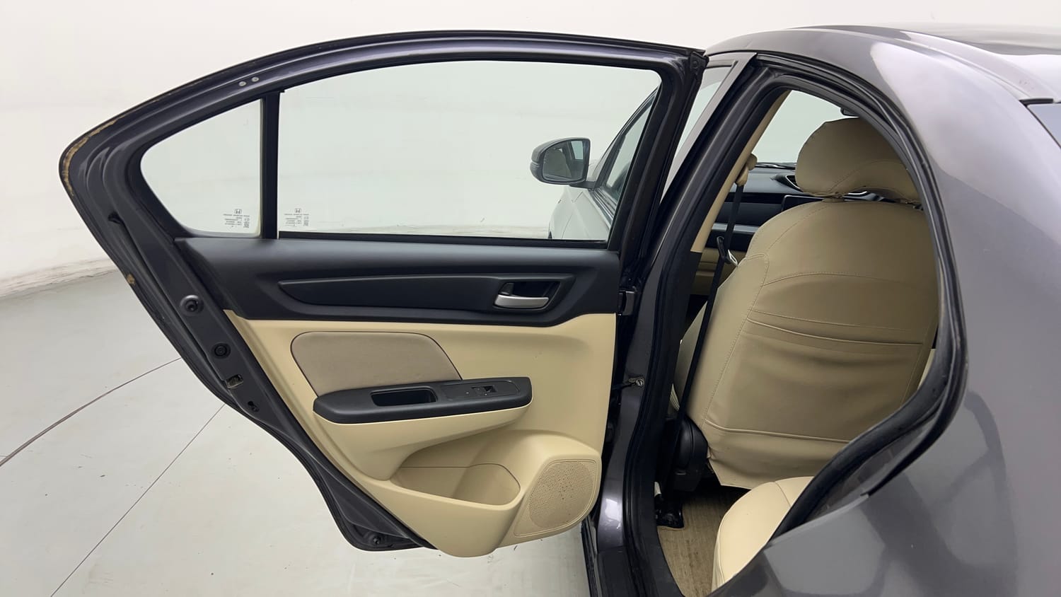 Used 2019 Honda Amaze 1.2 V MT Petrol Petrol Manual interior LEFT REAR DOOR OPEN VIEW