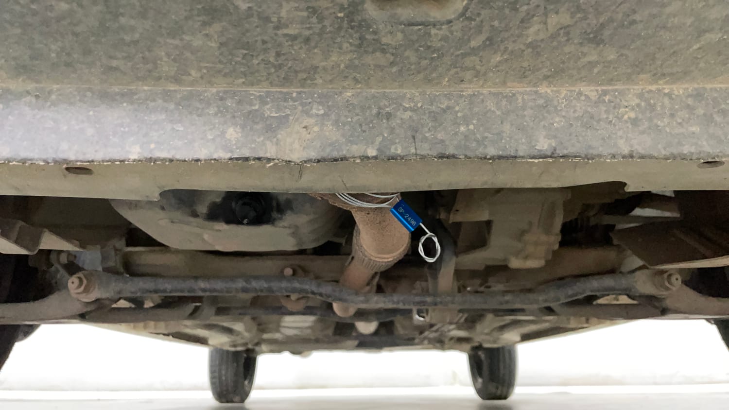 Used 2022 Tata Tiago XT Petrol Manual extra FRONT LEFT UNDERBODY VIEW