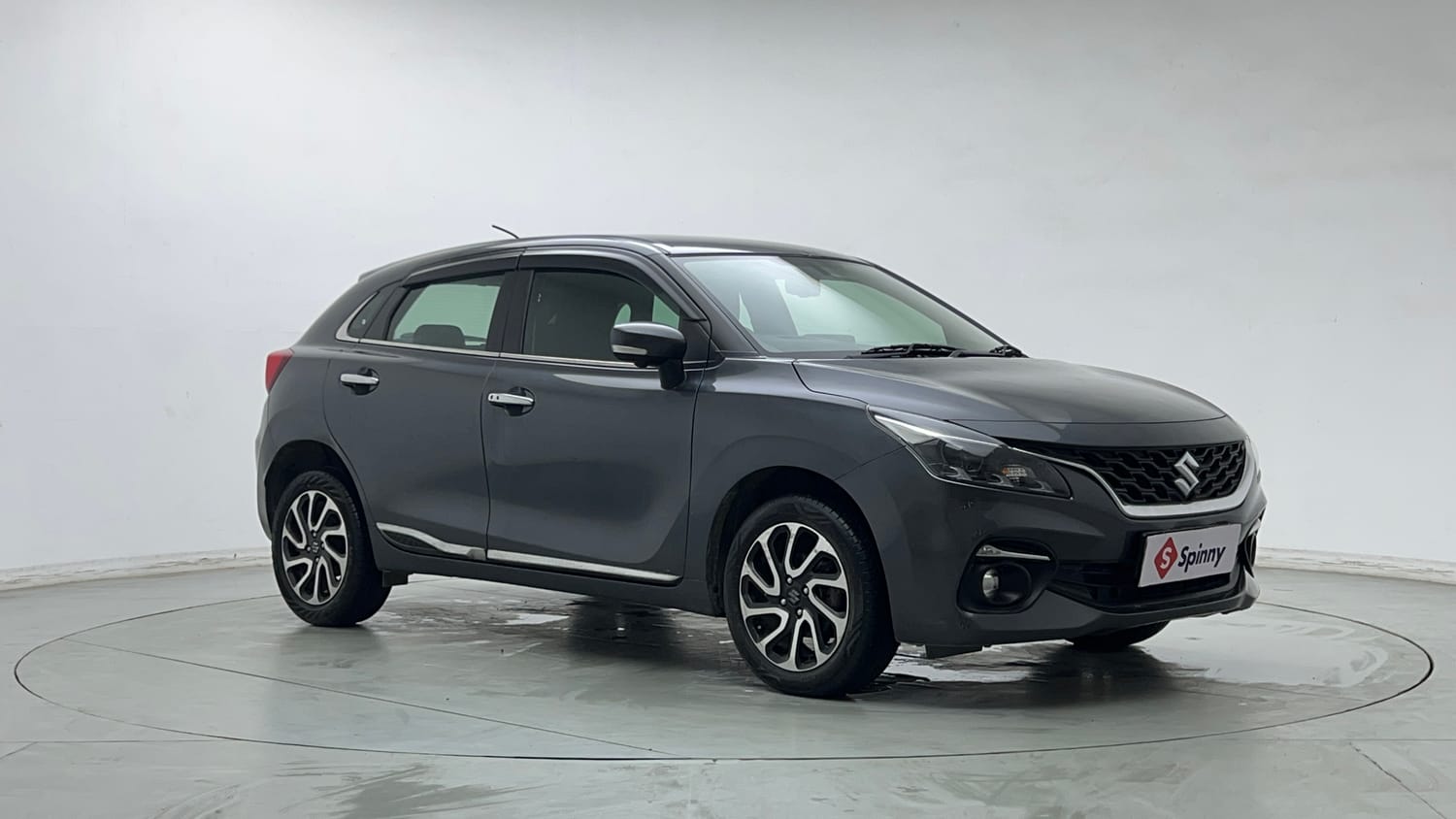 Used 2023 Maruti Suzuki Baleno Alpha MT Petrol Manual exterior RIGHT FRONT CORNER VIEW