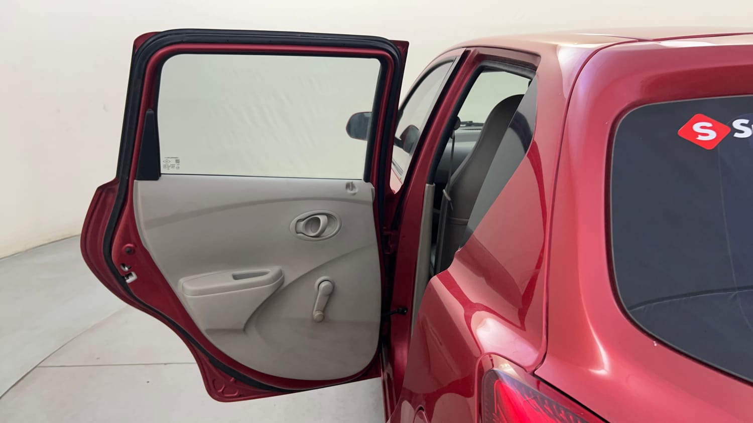 Used 2016 Datsun GO A Petrol Manual interior LEFT REAR DOOR OPEN VIEW