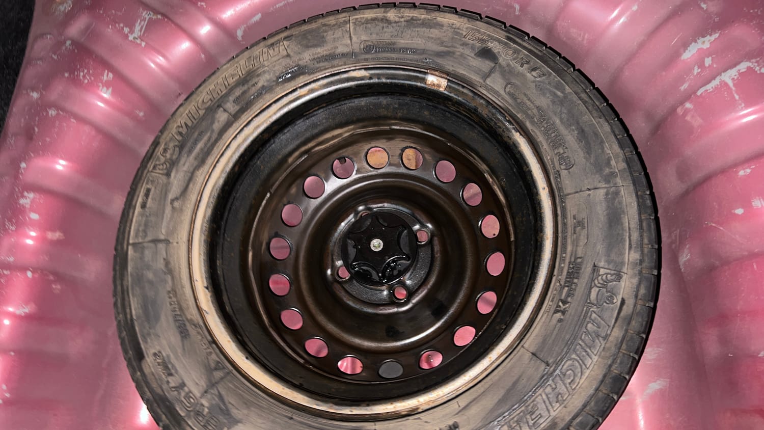 Used 2016 Datsun GO A Petrol Manual tyres SPARE TYRE VIEW