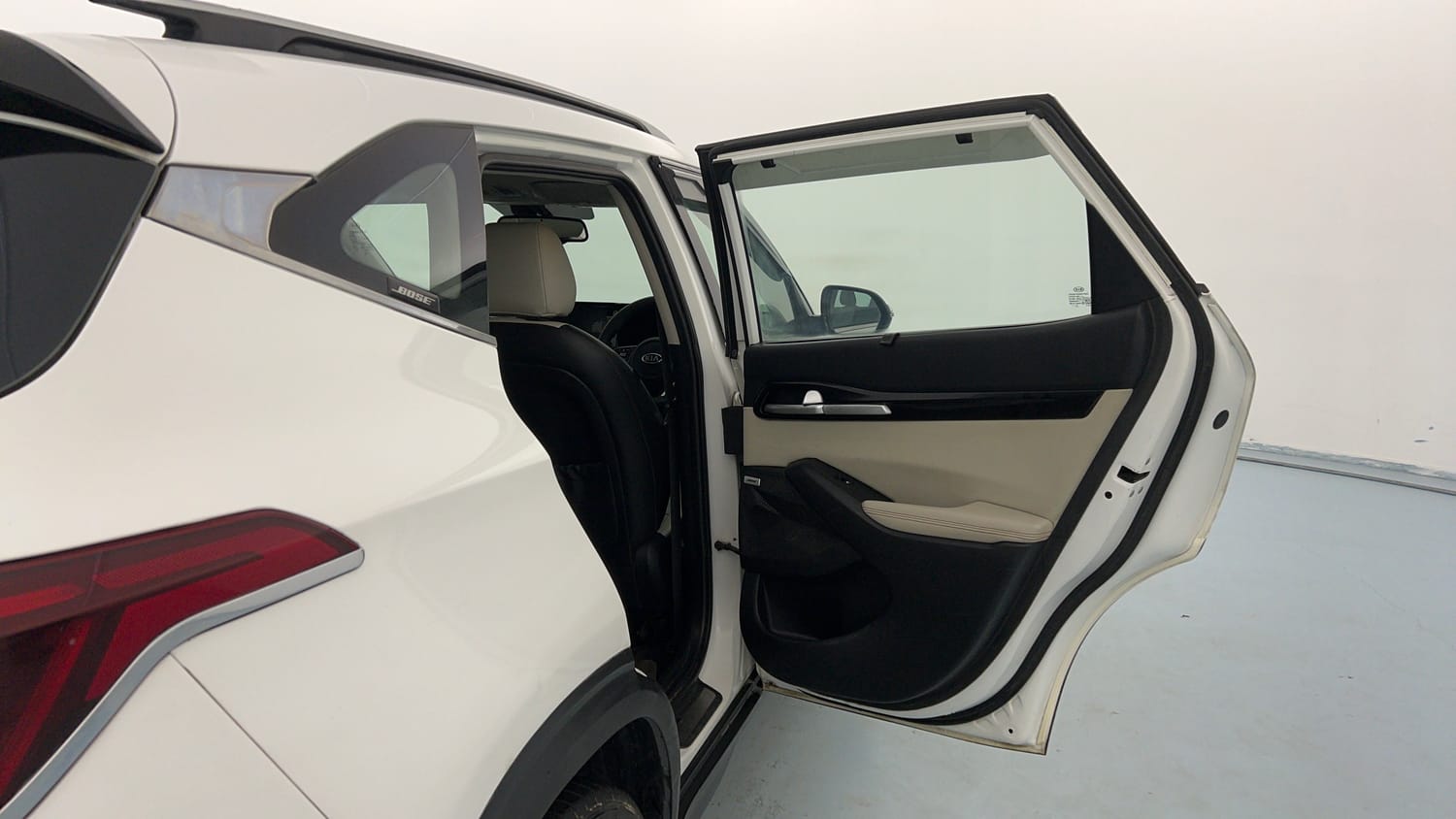 Used 2019 kia Seltos GTX Plus DCT 1.4 Petrol Automatic interior RIGHT REAR DOOR OPEN VIEW