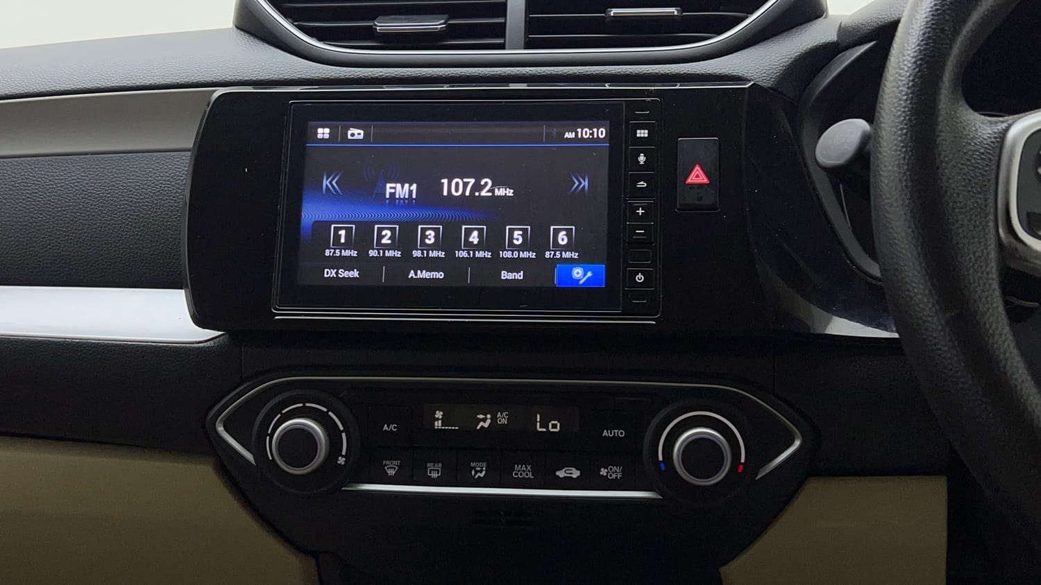 Used 2022 Honda Amaze VX CVT 1.2 Petrol Petrol Automatic top_features Integrated (in-dash) music system