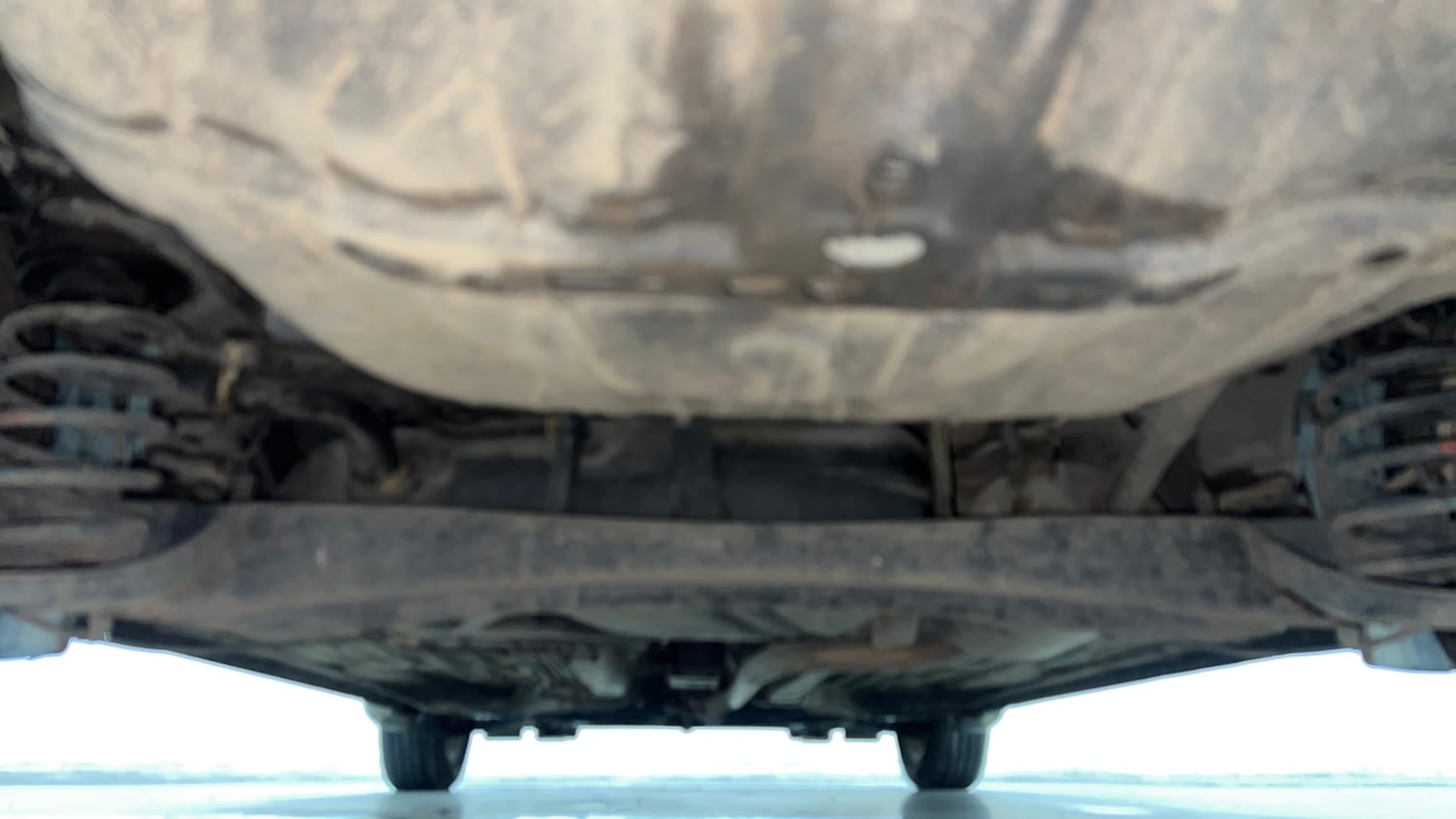 Used 2019 Honda Amaze 1.2 V MT Petrol Petrol Manual extra REAR UNDERBODY VIEW (TAKEN FROM REAR)