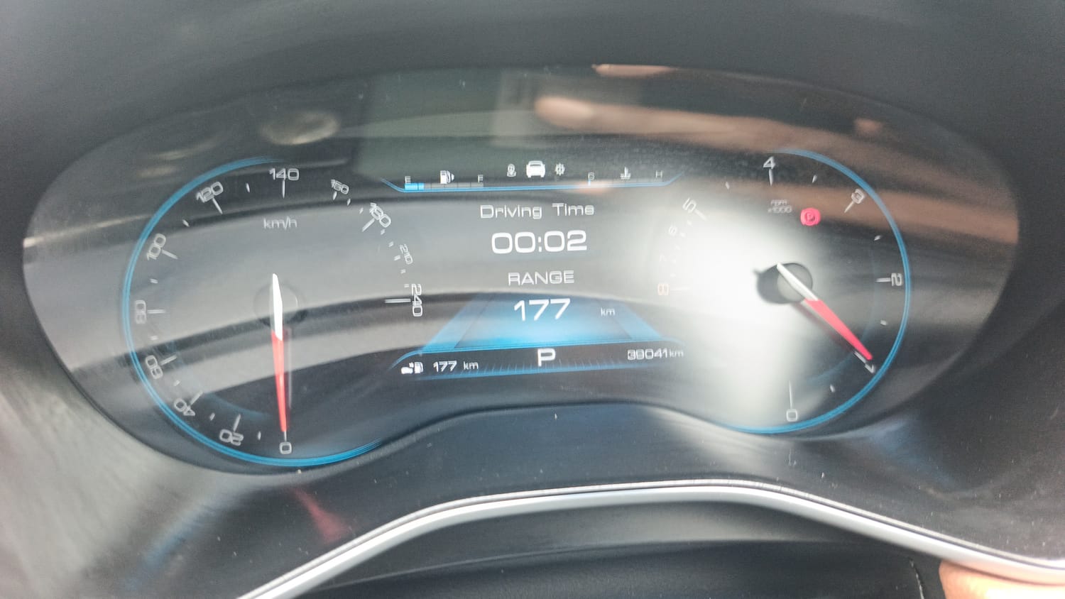 Used 2021 MG Motors Hector Plus Sharp 1.5 Petrol Turbo CVT 6-STR Petrol Automatic interior CLUSTERMETER VIEW