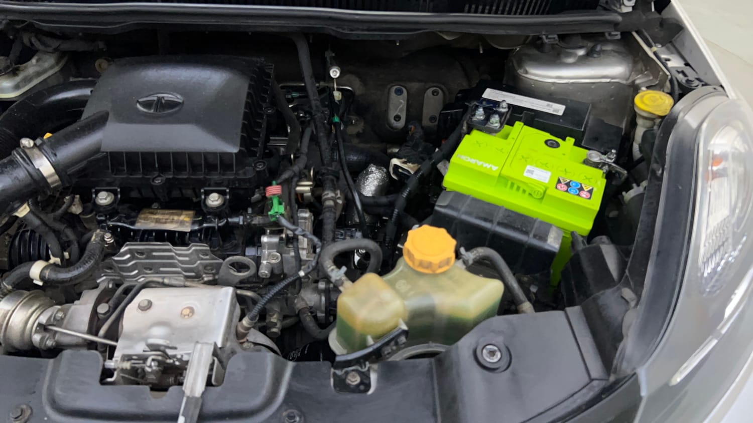 Used 2019 Tata Nexon XZA Plus Petrol Petrol Automatic engine ENGINE LEFT SIDE VIEW
