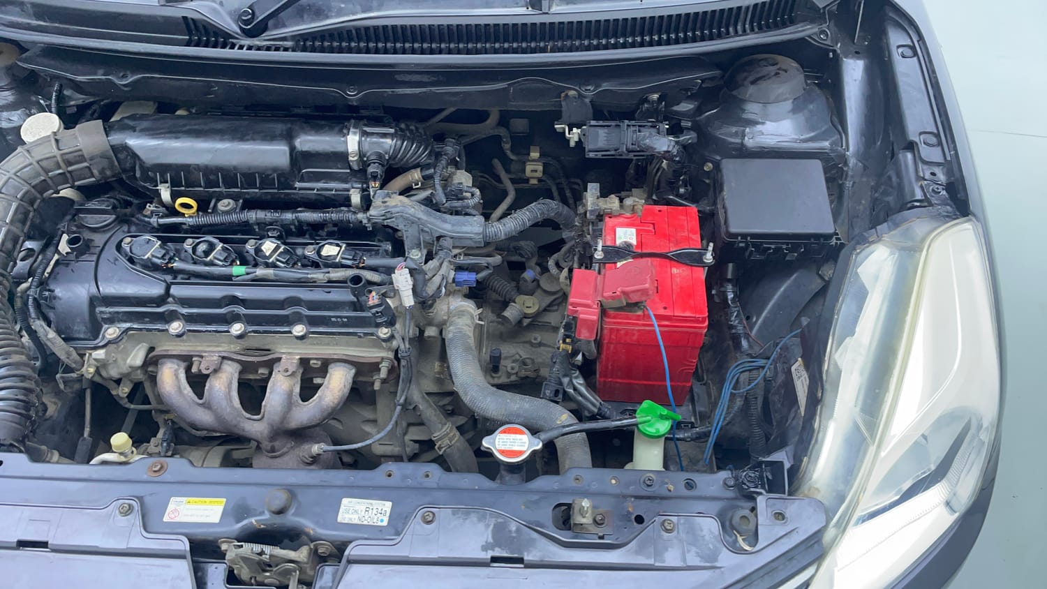 Used 2016 Maruti Suzuki Baleno Delta 1.2 Petrol Manual engine ENGINE LEFT SIDE VIEW