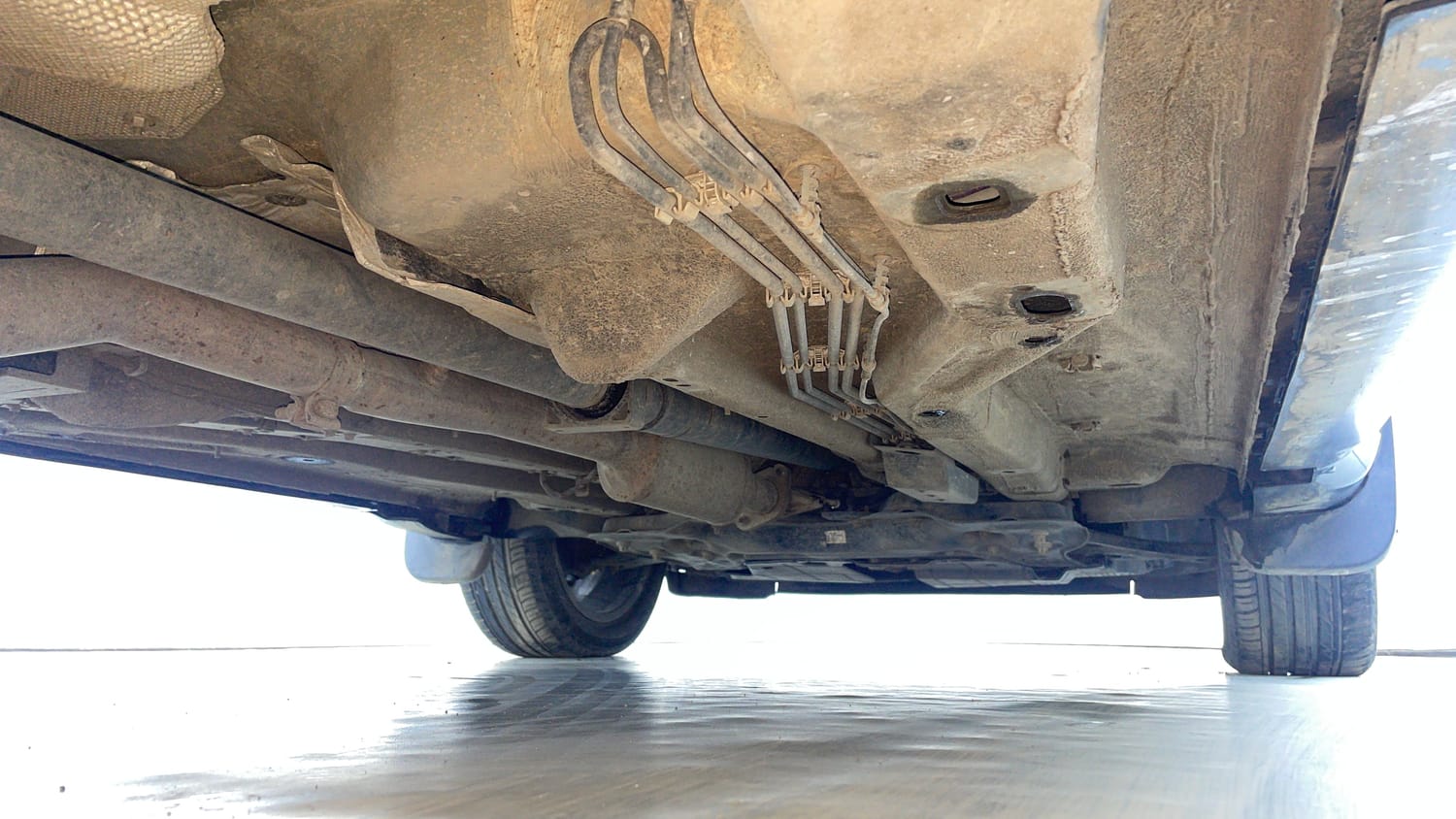 Used 2022 Jeep Compass Model S (O) Diesel 4x4 AT Diesel Automatic extra REAR RIGHT UNDERBODY VIEW