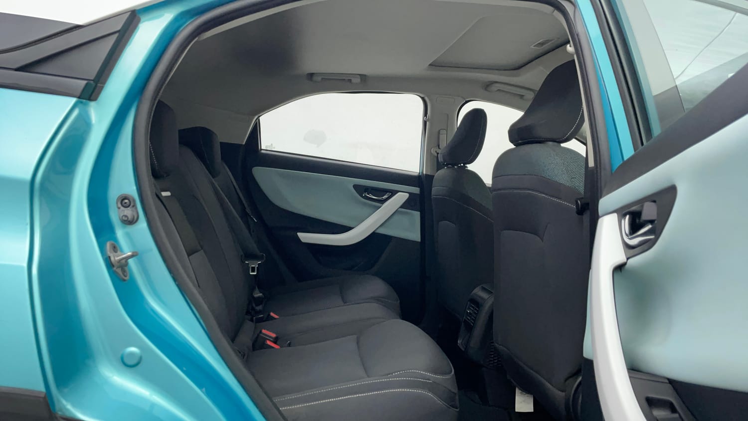 Used 2023 Tata Nexon Creative Plus S 1.2 Revotron Petrol 7DCA DT Petrol Automatic interior RIGHT SIDE REAR DOOR CABIN VIEW