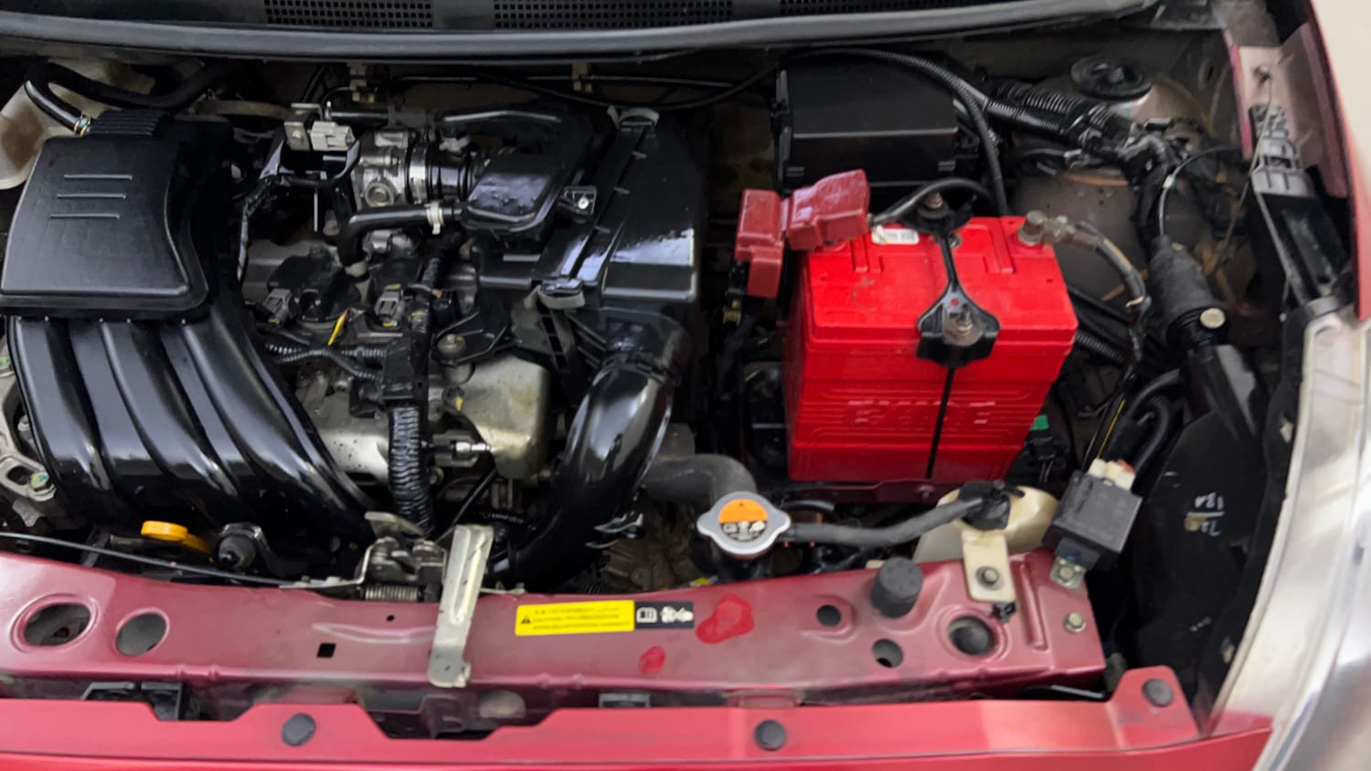 Used 2016 Datsun GO A Petrol Manual engine ENGINE LEFT SIDE VIEW