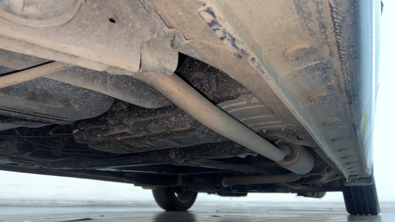 Used 2021 Honda City ZX CVT Petrol Petrol Automatic extra REAR RIGHT UNDERBODY VIEW