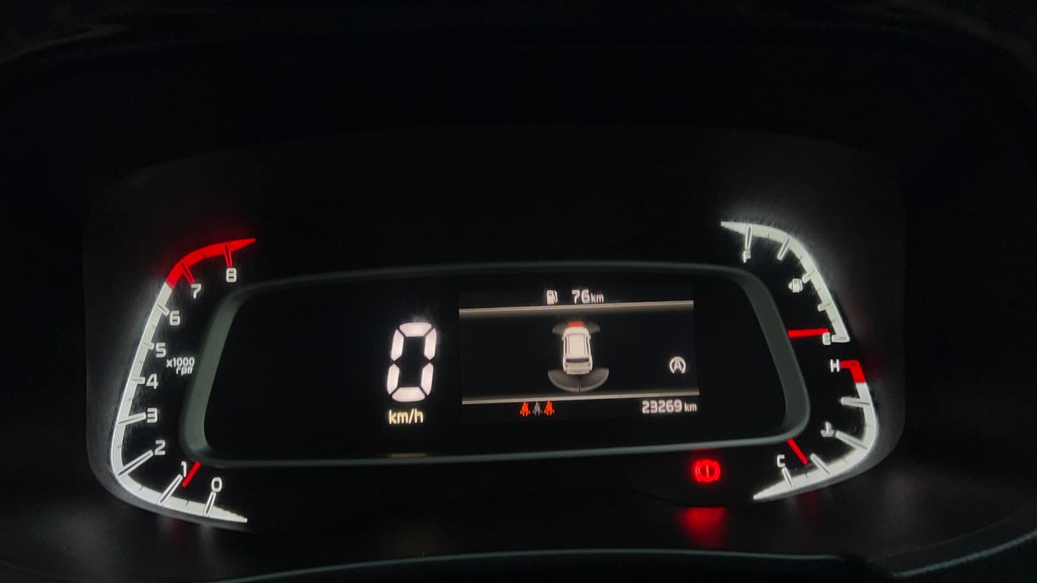 Used 2024 Kia Sonet HTK (O) 1.2 Petrol MT Petrol Manual interior CLUSTERMETER VIEW