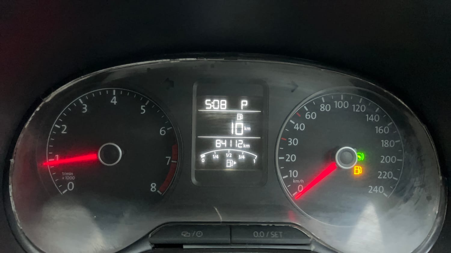 Used 2017 Volkswagen Polo GT TSI Petrol Automatic interior CLUSTERMETER VIEW