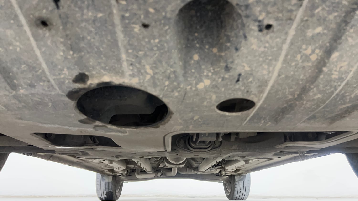 Used 2023 Hyundai Creta SX 1.5 Petrol Petrol Manual extra FRONT LEFT UNDERBODY VIEW