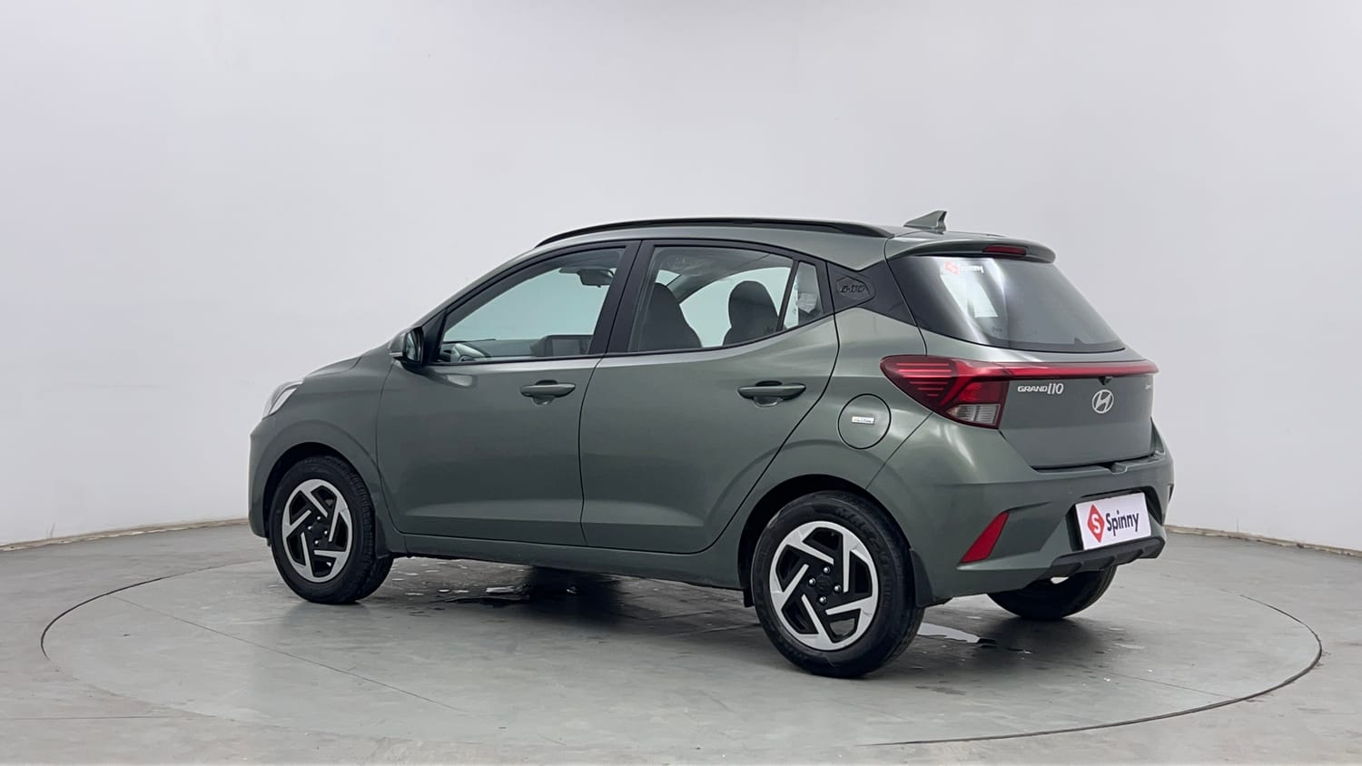 Used 2023 Hyundai Grand i10 Nios Sportz 1.2 Kappa VTVT Petrol Manual exterior LEFT REAR CORNER VIEW