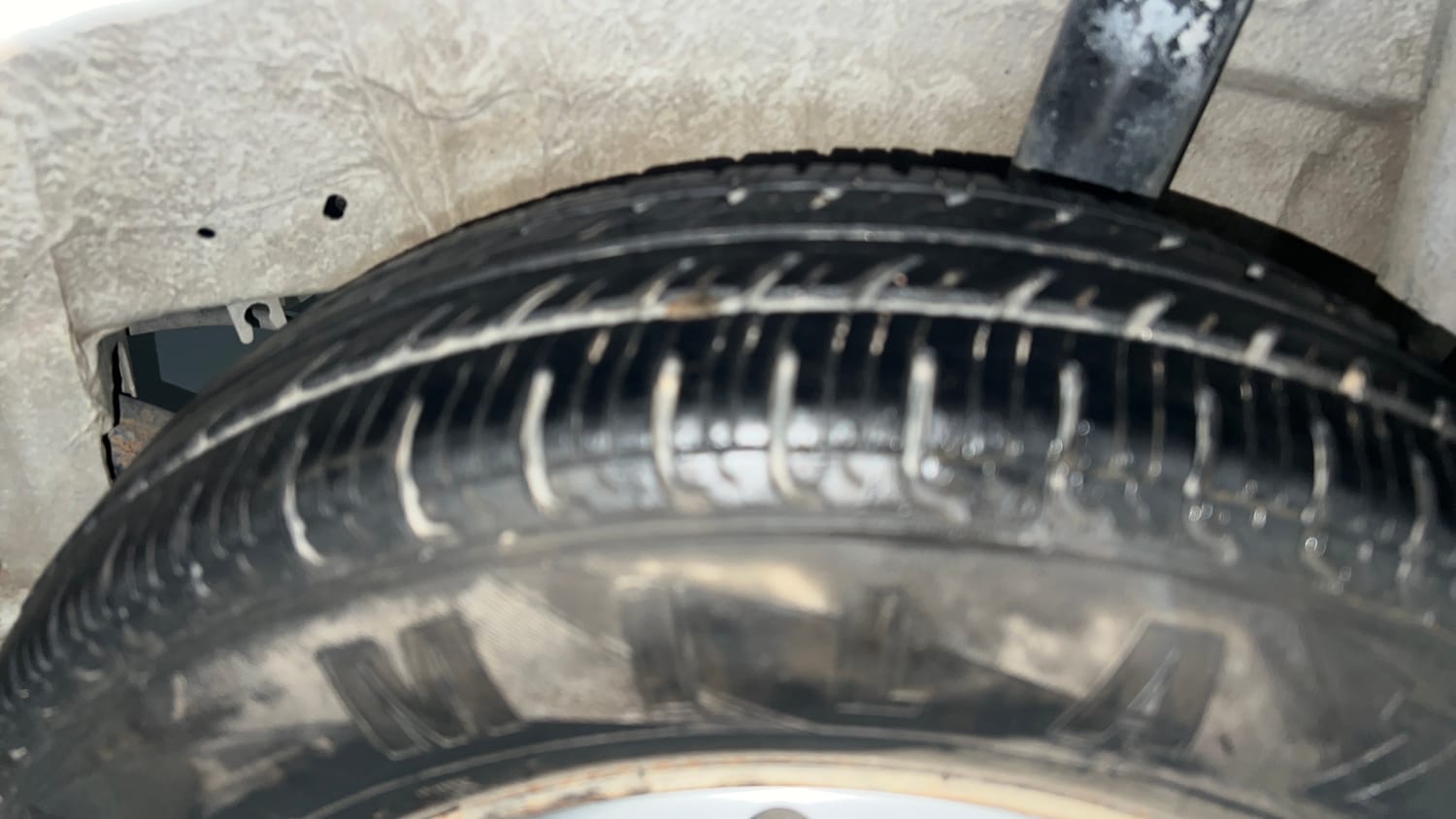 Used 2019 Maruti Suzuki Celerio LXi Petrol Manual tyres LEFT REAR TYRE TREAD VIEW