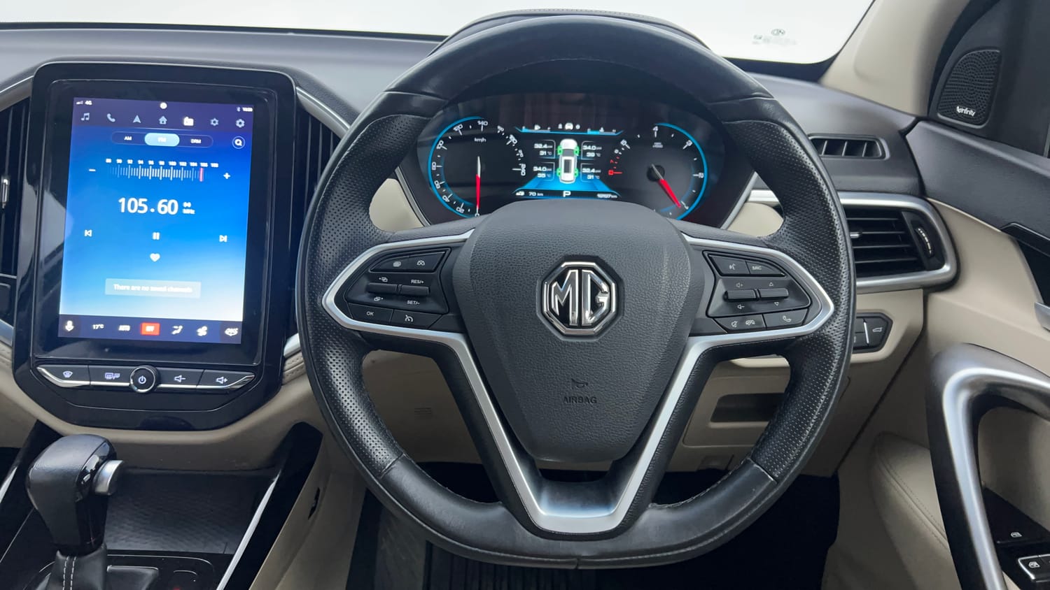 Used 2021 MG Motors Hector Sharp 1.5 Petrol Turbo DCT Petrol Automatic interior STEERING VIEW
