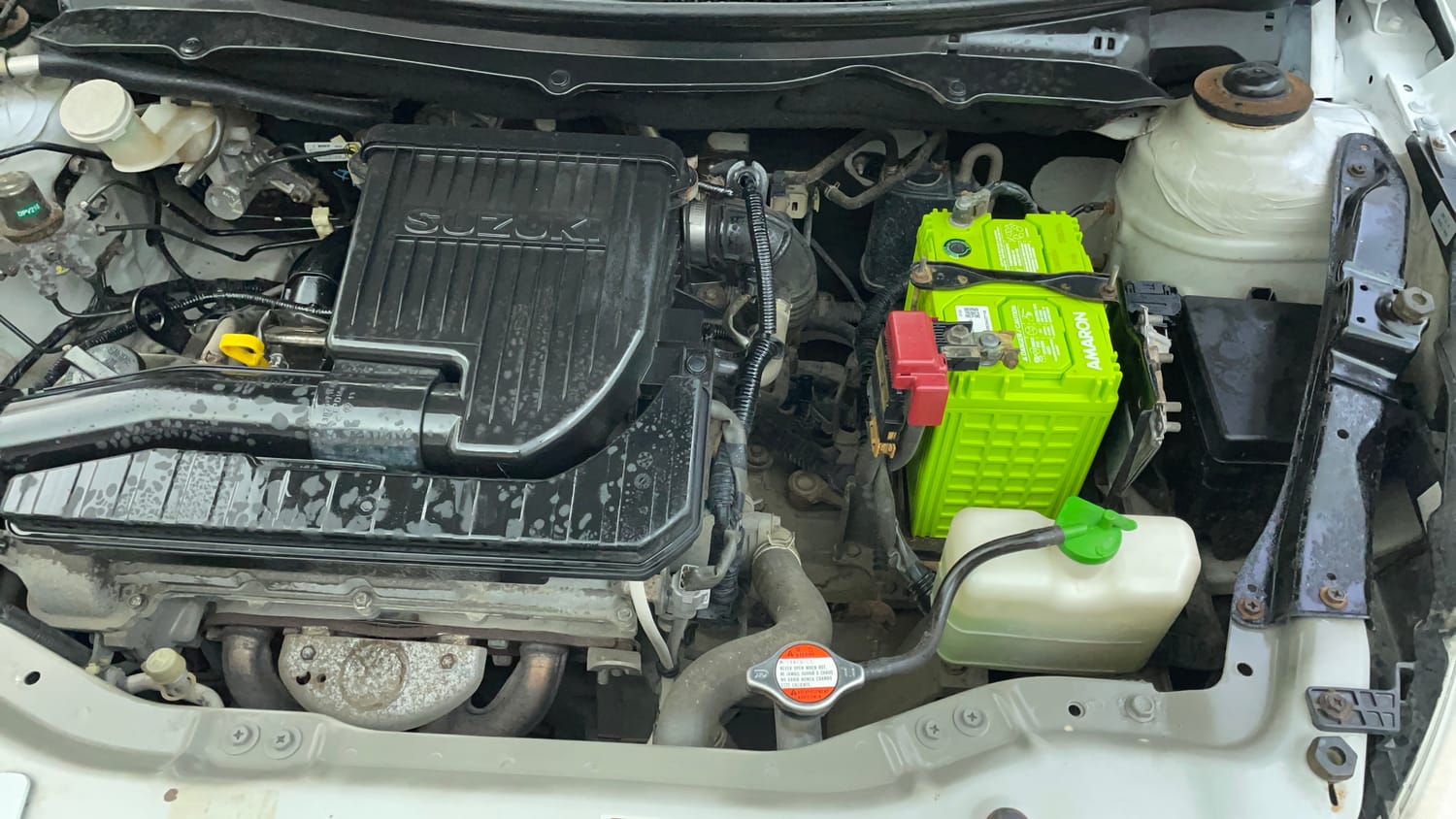 Used 2013 Maruti Suzuki Swift Dzire VXI Petrol Manual engine ENGINE LEFT SIDE VIEW
