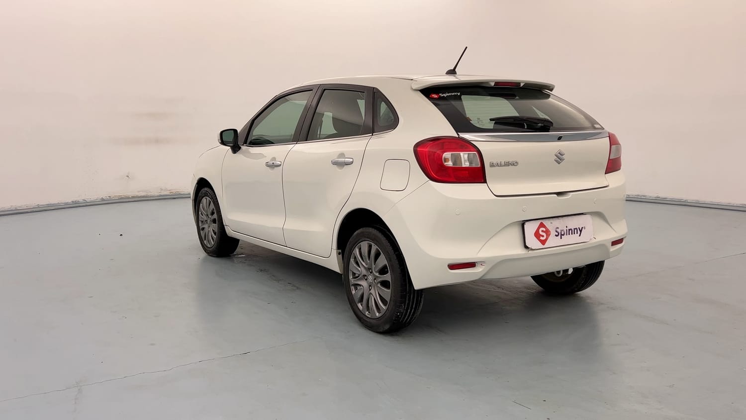 Used 2019 Maruti Suzuki Baleno Zeta 1.2 Petrol Manual exterior LEFT REAR CORNER VIEW