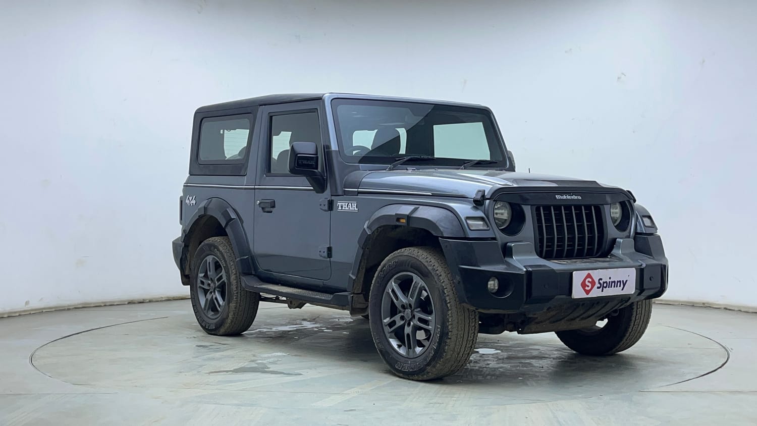 Used 2021 mahindra Thar LX Hard Top Diesel AT 4WD Diesel Automatic exterior RIGHT FRONT CORNER VIEW