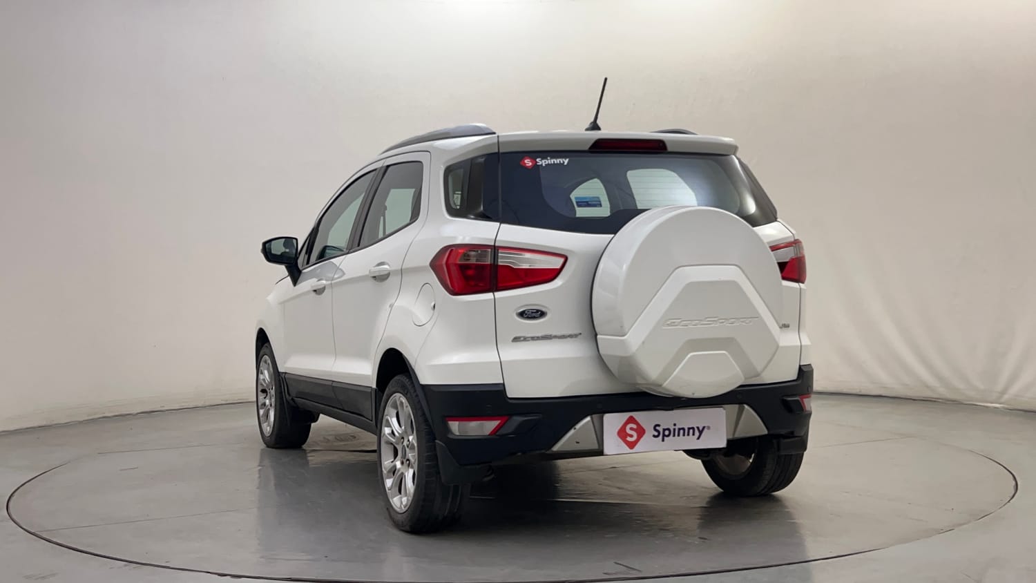 Used 2018 Ford EcoSport Titanium + 1.5L Ti-VCT AT Petrol Automatic exterior LEFT REAR CORNER VIEW