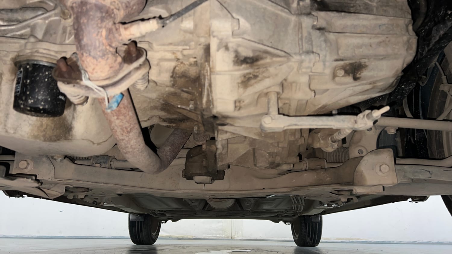 Used 2019 Maruti Suzuki Baleno Zeta 1.2 Petrol Manual extra FRONT LEFT UNDERBODY VIEW