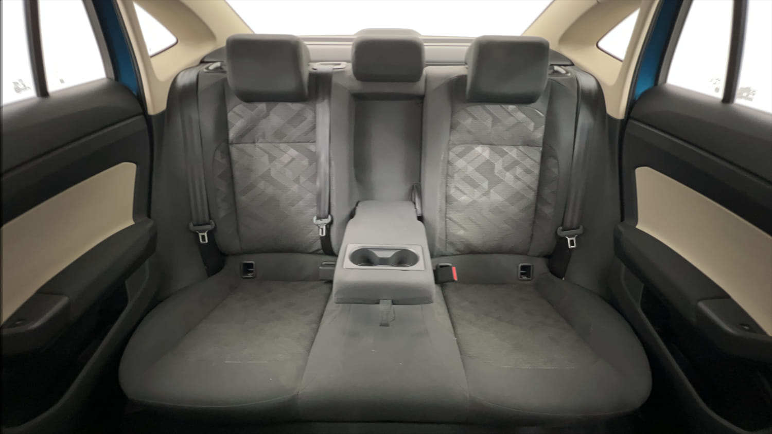 Used 2024 Skoda Slavia Ambition 1.0L TSI AT Petrol Automatic interior REAR SEAT CONDITION VIEW