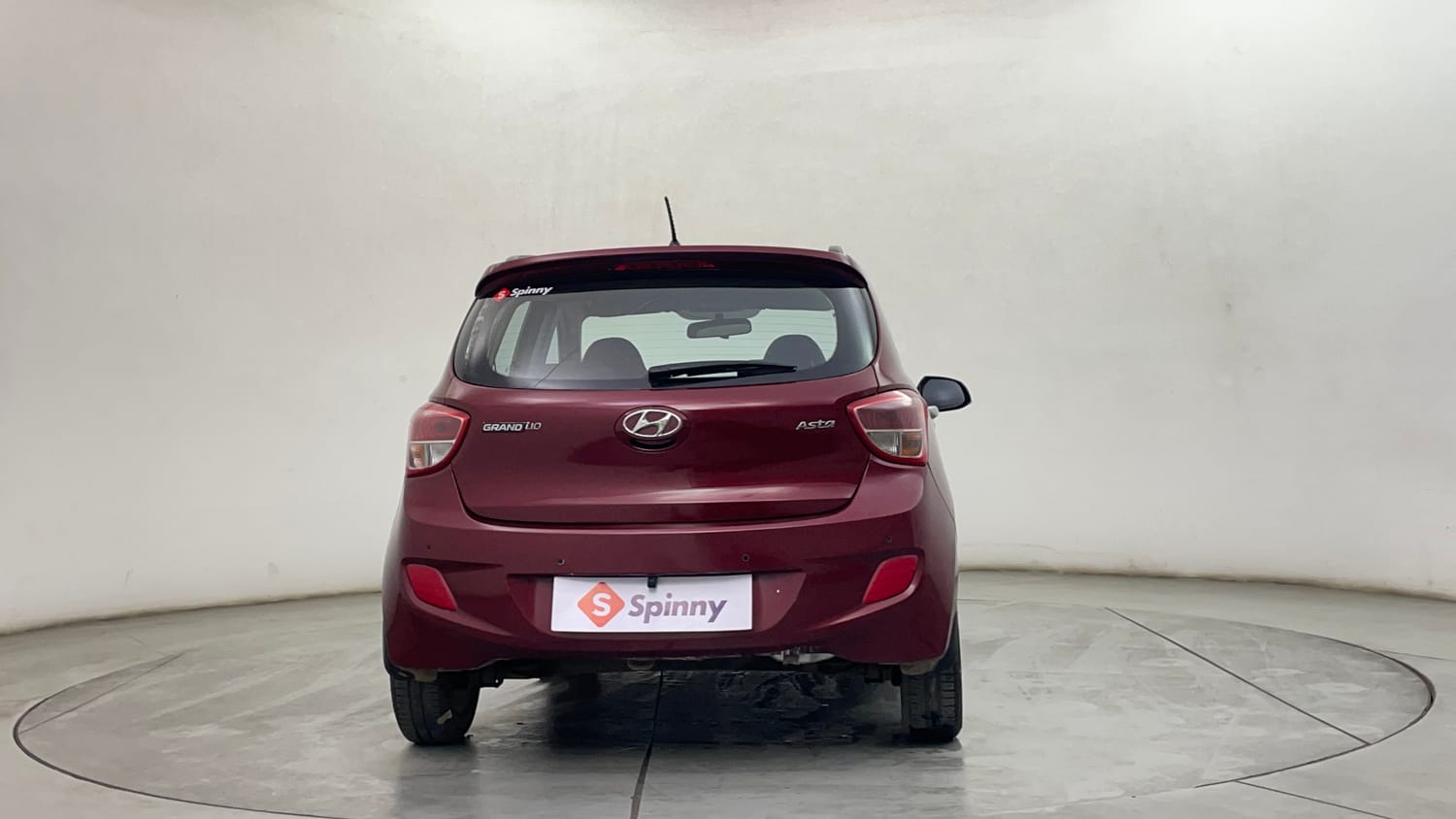 Used 2014 Hyundai Grand i10 Asta AT 1.2 Kappa VTVT Petrol Automatic exterior BACK VIEW