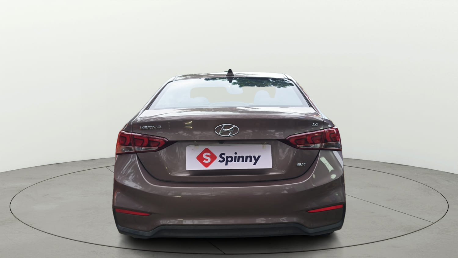 Used 2018 Hyundai Verna SX (O)1.6 VTVT Petrol Manual exterior BACK VIEW