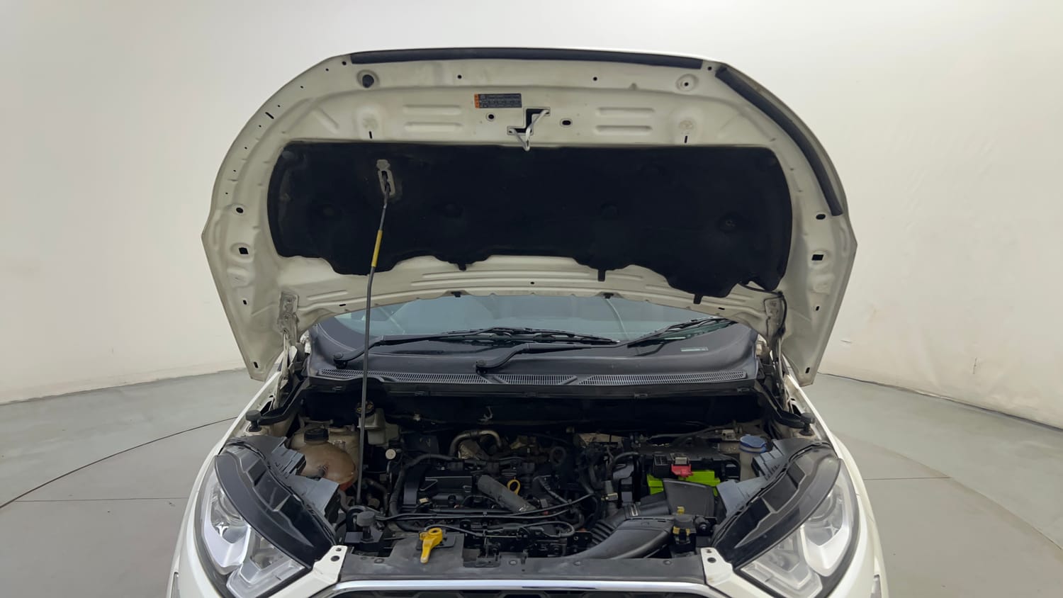 Used 2018 Ford EcoSport Titanium + 1.5L Ti-VCT AT Petrol Automatic engine ENGINE & BONNET OPEN FRONT VIEW