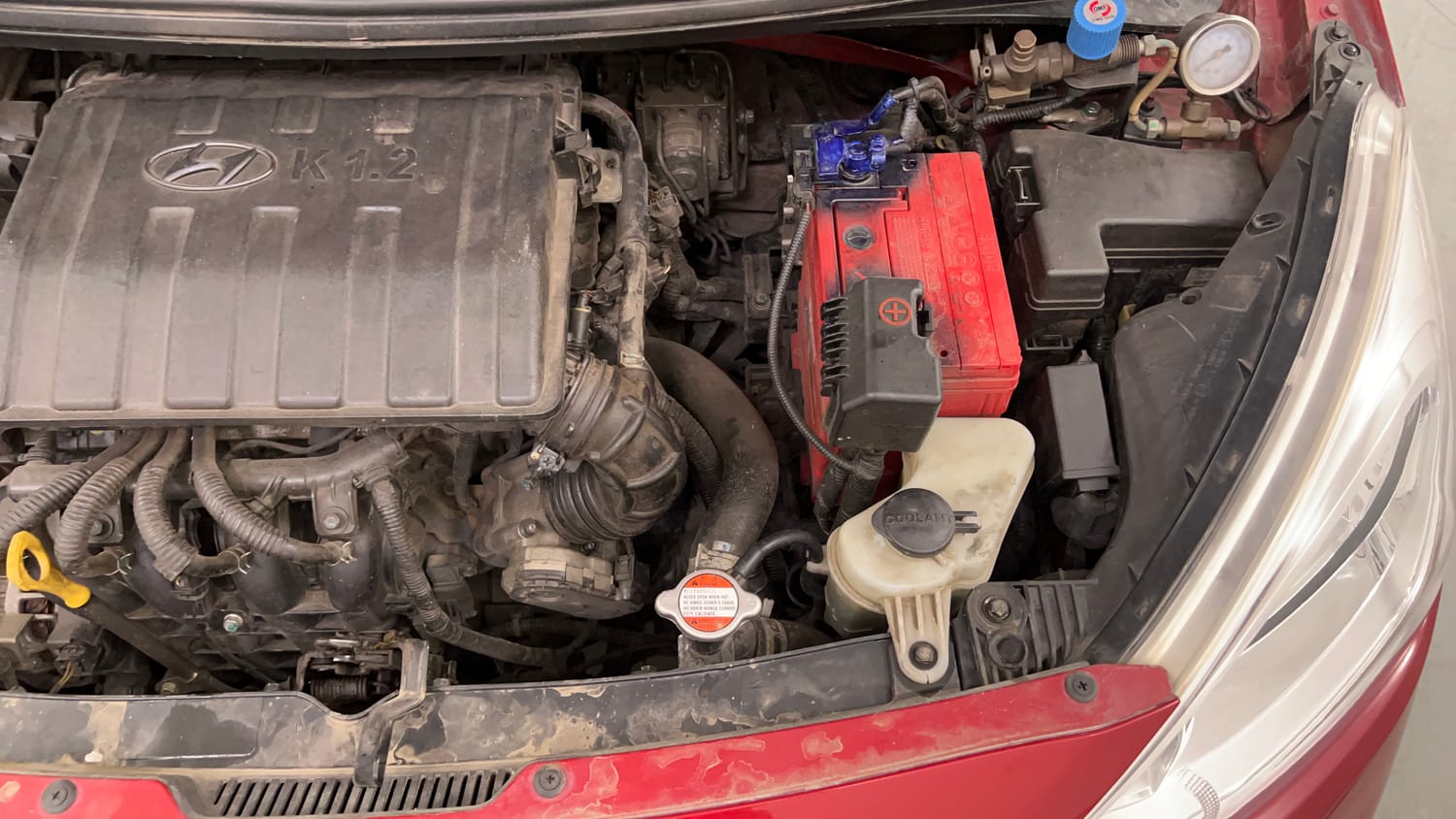 Used 2019 Hyundai Grand i10 Magna 1.2 Kappa VTVT CNG Cng Manual engine ENGINE LEFT SIDE VIEW