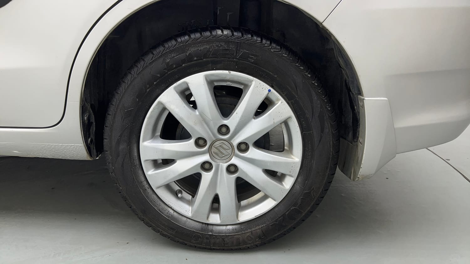 Used 2018 Maruti Suzuki Ertiga ZXI+ Petrol Manual tyres LEFT REAR TYRE RIM VIEW