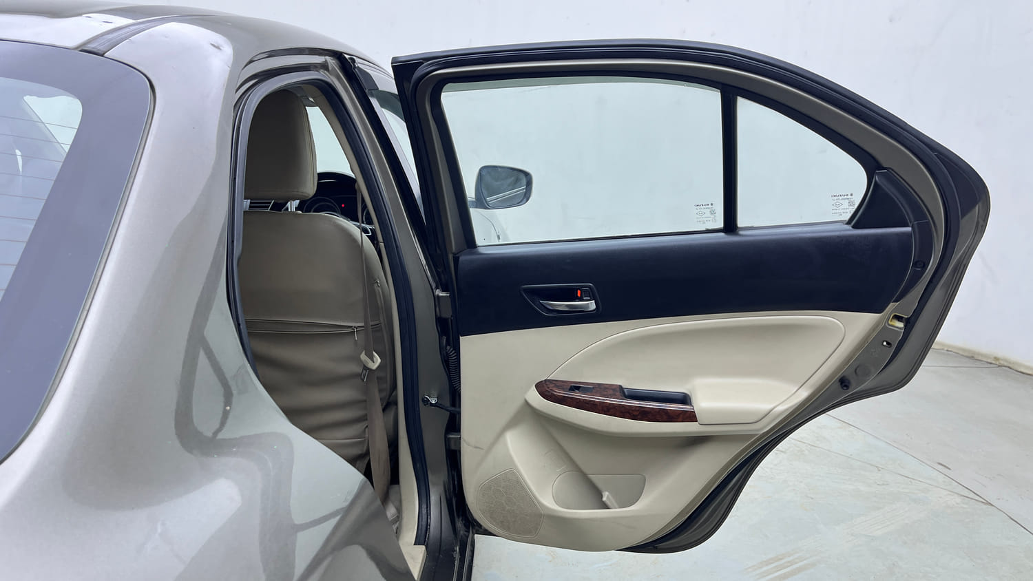 Used 2018 Maruti Suzuki Dzire ZDi Plus AMT Diesel Automatic interior RIGHT REAR DOOR OPEN VIEW