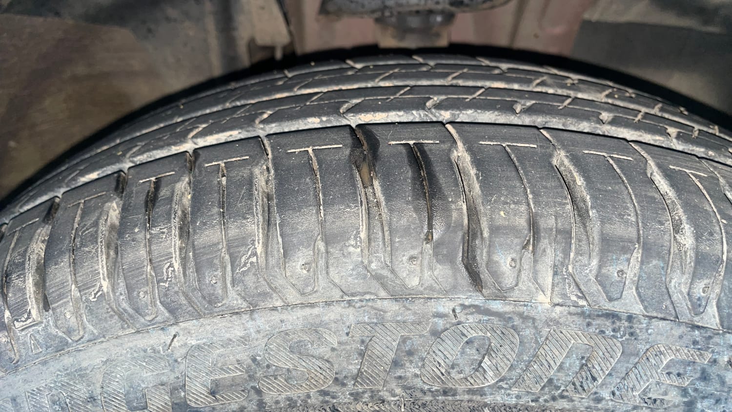 Used 2020 Renault Triber RXZ Petrol Manual tyres RIGHT FRONT TYRE TREAD VIEW
