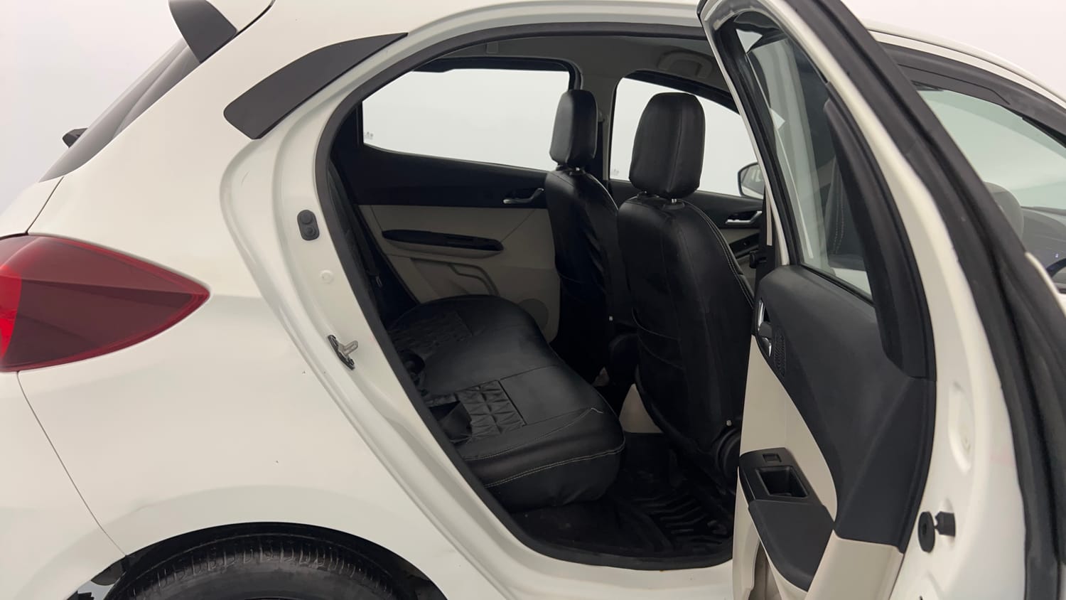Used 2022 Tata Tiago XZ Plus Petrol Manual interior RIGHT SIDE REAR DOOR CABIN VIEW